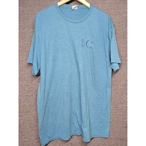 Port & Company Mens XL Blue Heather SGC Embroidered Short Sleeve T-Shirt